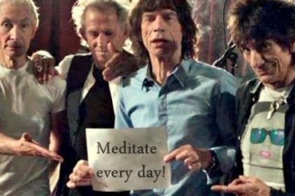 meditation recommended by the Rolling Stones
